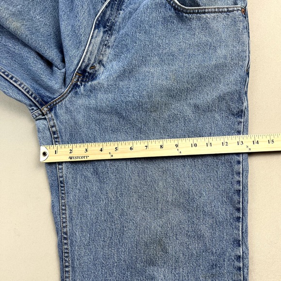 Vintage Levis 550 Jeans Mens 40x30 Blue Denim Relaxed Fit Light Stone Wash 90s - Picture 14 of 14